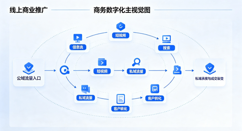旺苍县线上商业推广怎么做？全域流量闭环搭建与低成本转化实战指南